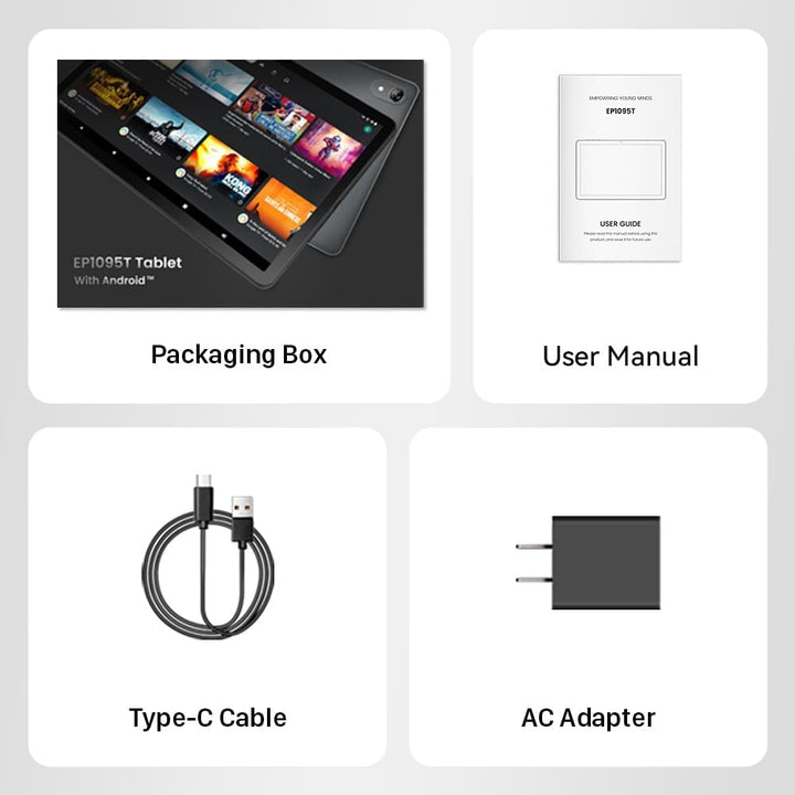 ApoloMedia Tablet de 11 pulgadas Android 15 con procesador