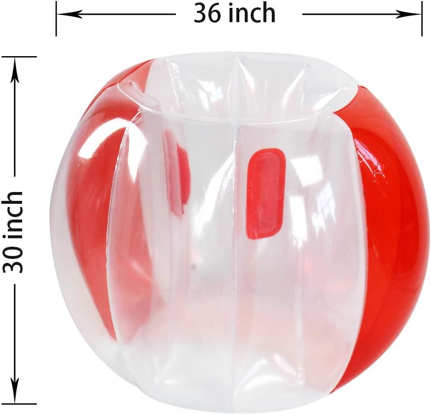 ZHUYNXIR 2 piezas de pelotas Sumo para niños, pelotas de parachoques para niños, pelota Sumo para niños, pelota de juego de césped para niños para juegos de equipo al aire libre para 3+ años (36