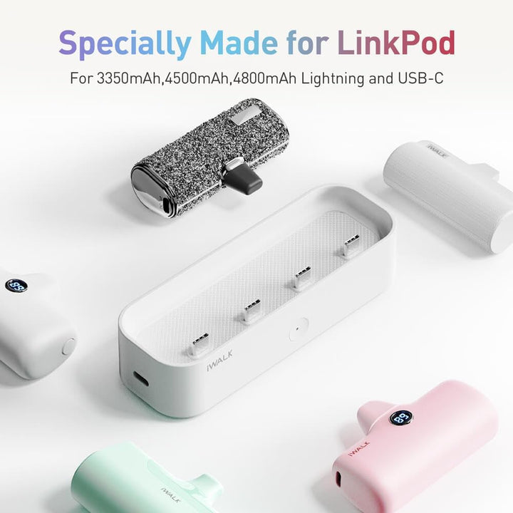 iWALK Cargador portátil de 4500 mAh 20 W USB C de carga rápida comp...
