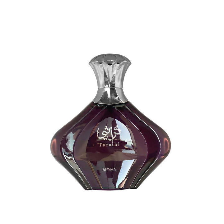 Afnan Turathi Purple Eau de Parfum para Mujeres, 3.0 Fl. Oz