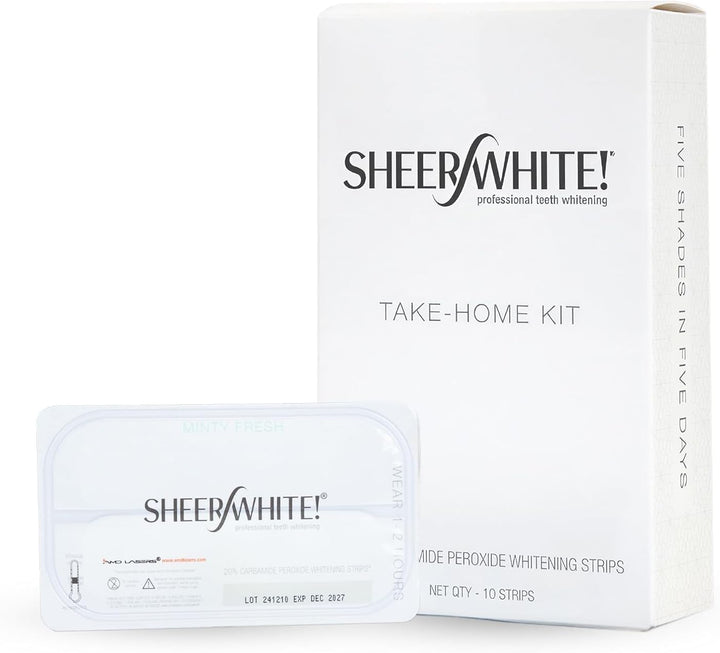 Sheer White! Tiras blanqueadoras de dientes \u2013 Fórmula de fuerz...