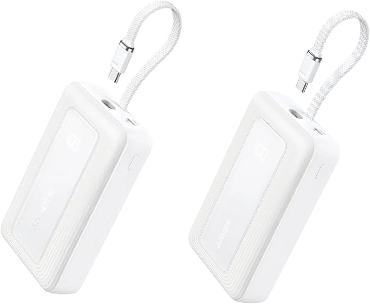 Anker Banco de energía de 30 W y 45 W y 20,000 mAh con cable USB-C...