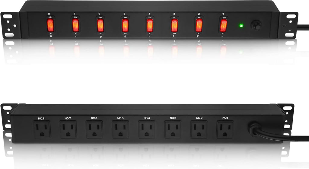 Regleta de alimentación para montaje en rack PDU, cable resistente