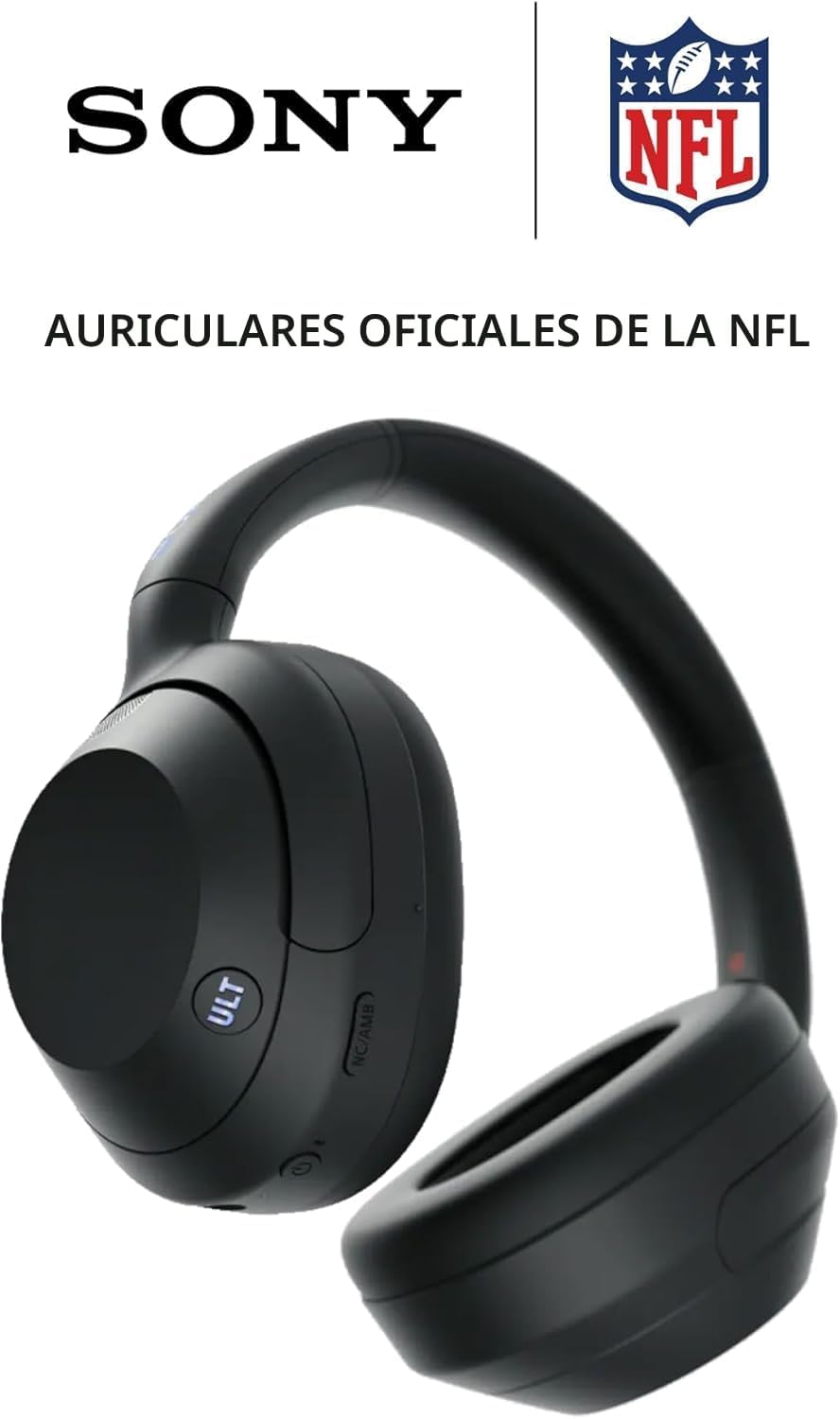 Sony ULT WEAR - Auriculares Bluetooth Over-Ear con cancelación de r...