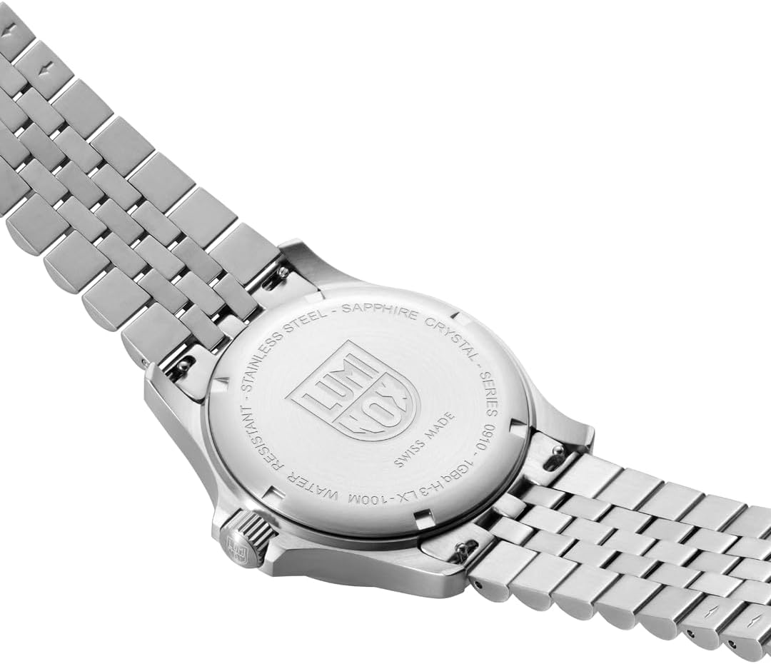 Luminox - Reloj para hombre - Sport Timer Serie 0910 42 mm - Reloj deportivo para hombre - Cuarzo suizo - Resistente al agua 100M - Cristal de zafiro antirreflejo - Caja de acero inoxidable