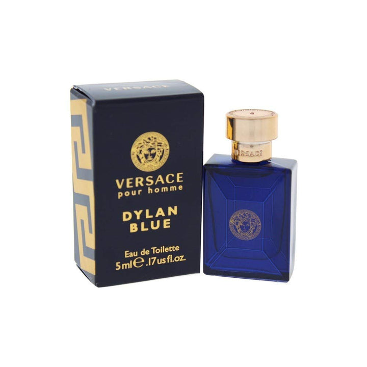 Versace Dylan Blue Mini Eau de Toilette Splash para hombres, 0.17 o...