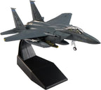 Escala 1:100 F-15E Strike Eagle Modelo de Caza Militar de Metal Fundido a Presión para Colección o Regalo Cola LN