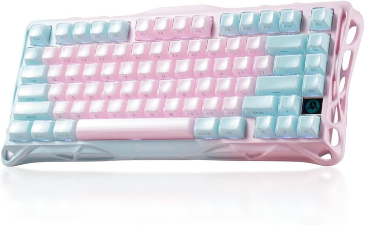 GravaStar Mercury K1 Lite - Teclado para juegos 75%, teclado inalám...