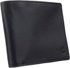 SLNT - Cartera de bloqueo para hombre, delgada, plegable, 6 ranuras para