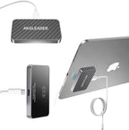 Cargador inalámbrico magnético para iPad Pro 11 (1st/2nd/3rd/4th) y iPad Air 11 (M2/M3) y iPad Air 10.9, conector inteligente de carga rápida de 18 W, almohadilla de carga inalámbrica de aleación con