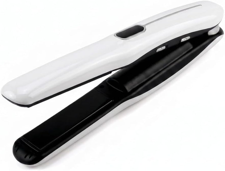 Plancha y rizador de pelo inalámbrico, mini plancha plana para viaj...