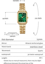 BESTKANG Relojes para mujer, relojes de pulsera de acero con correa de acero, reloj de pulsera de cuarzo cuadrado simple de moda casual