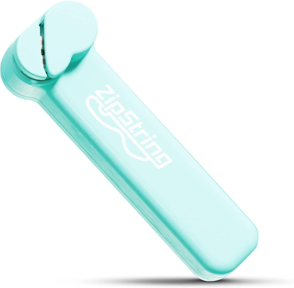 ZipString Original Rope Launcher Toy, Aesthetic Aqua