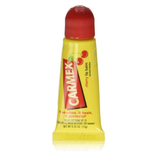 Carmex Bálsamo labial hidratante SPF 15 cereza 0.35 oz (paquete de 6)