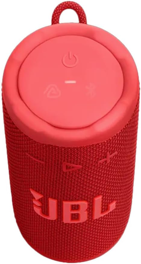 JBL Paquete de altavoz Bluetooth portátil compacto Grip con estuche...