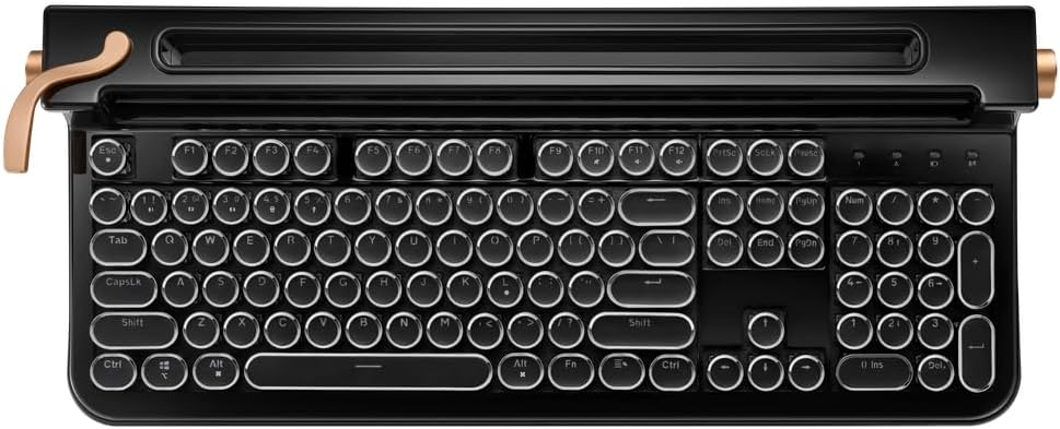 FINEDAY Teclado 2.0 Plus, 2.4G inalámbrico y Bluetooth, 104 teclas,...