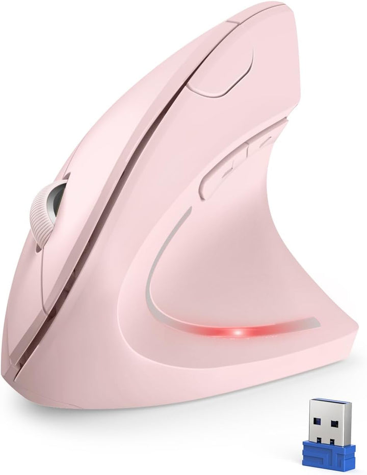 TECKNET ratón inalámbrico vertical ergonómico 2.4G - ratones óptico...