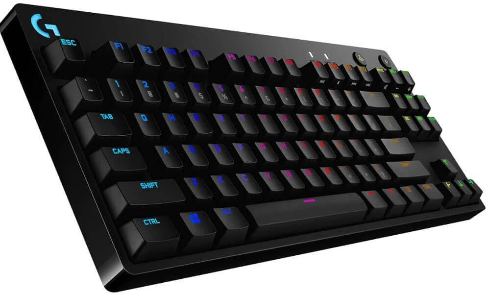 Logitech G PRO Teclado Mecánico para Juegos, Diseño Ultra Portátil...