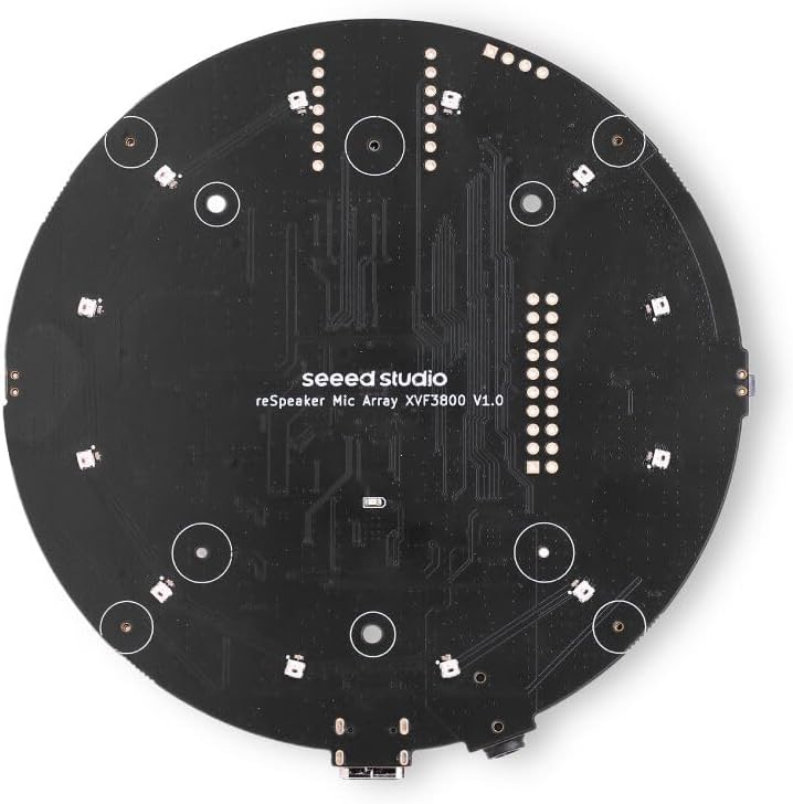 seeed studio reSpeaker XVF3800 - Conjunto de micrófonos USB, tablero