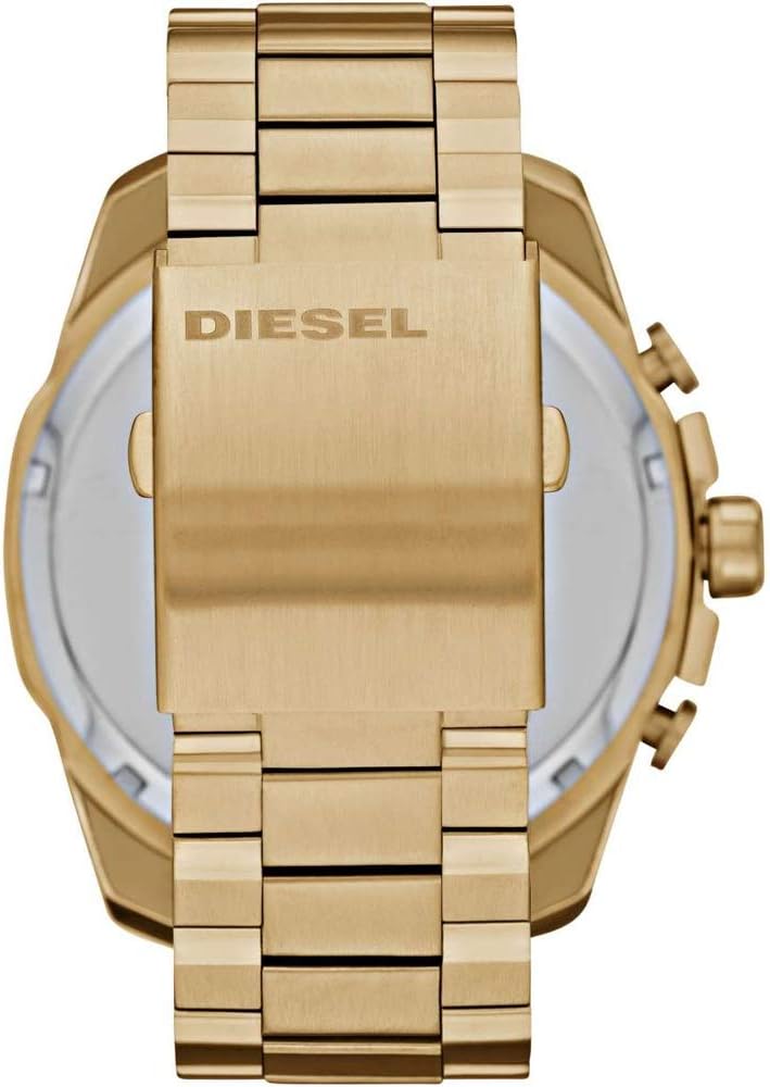 Diesel Mega Chief Reloj de acero inoxidable para hombre con movimiento analógico o digital