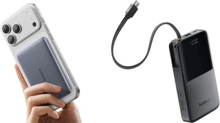 Baseus Cargador portátil MagSafe ultra delgado de 0.3 pulgadas y ca...