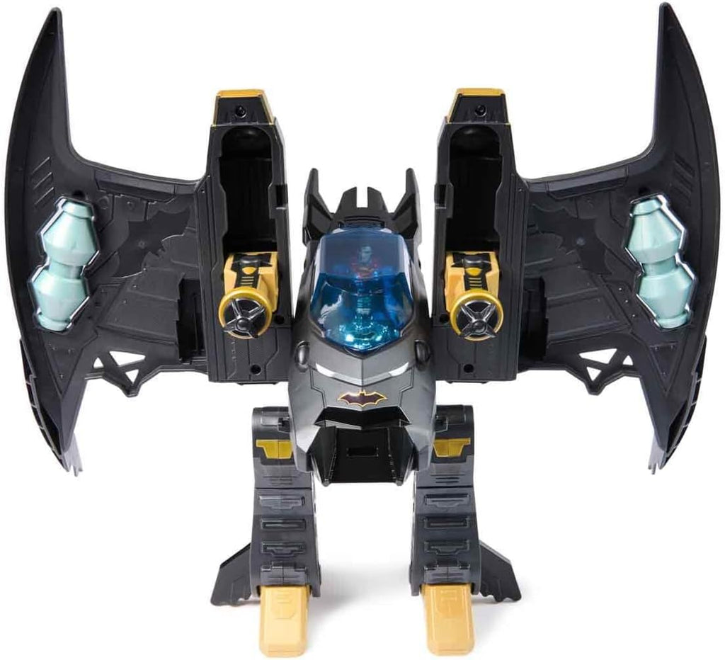 DC Comics metal Force Transforming Batwing, 2-en-1 Playset