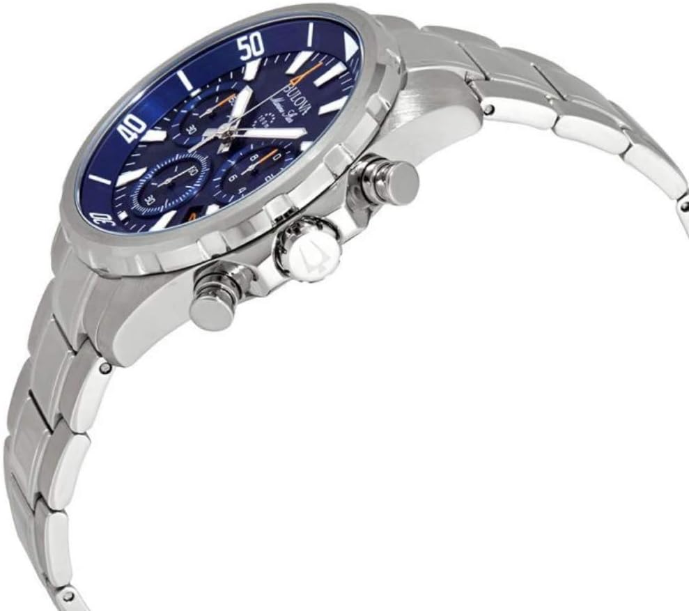 Reloj cronógrafo de cuarzo Bulova para hombre Marine Star Series B en acero inoxidable, 6 manecillas