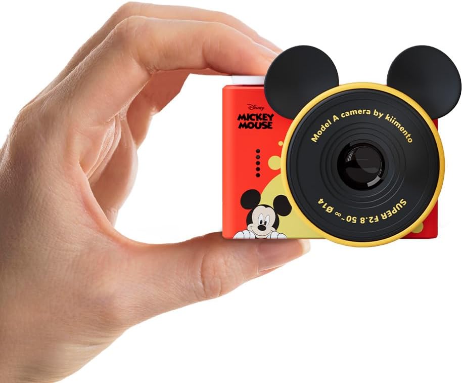 Cámara digital mini de Mickey Mouse para niños, videocámara para ni...