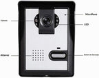 Sistema video del intercomunicador del timbre, teléfono video de la