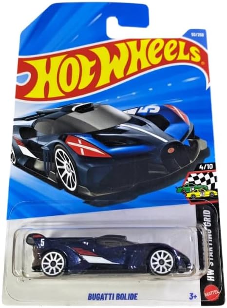 Hot Wheels Bugatti Bolide Rejilla de arranque 4/10 50/250