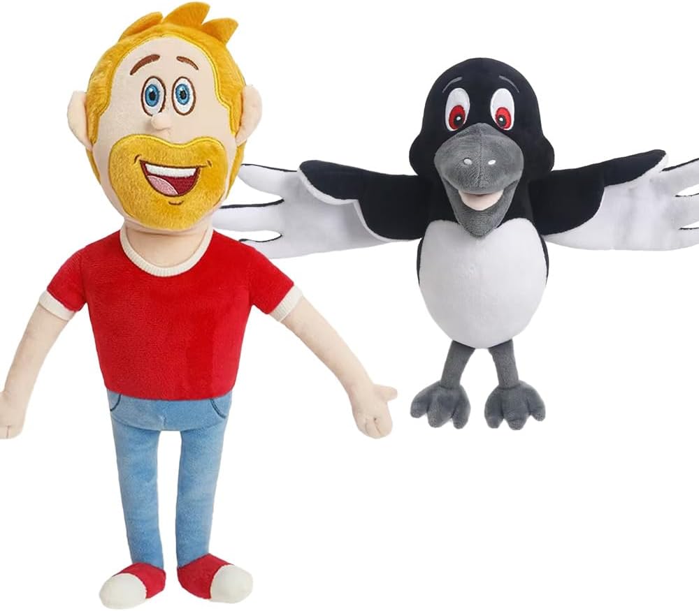 Juguetes de peluche de Steve y Maggie, para niños de 1 año en adela...