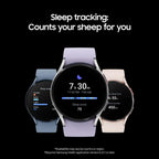 SAMSUNG Galaxy Watch 5 44mm Bluetooth Smartwatch con seguimiento del cuerpo, salud, fitness y sueño, batería mejorada, cristal de zafiro, seguimiento GPS mejorado, versión EE. UU., azul
