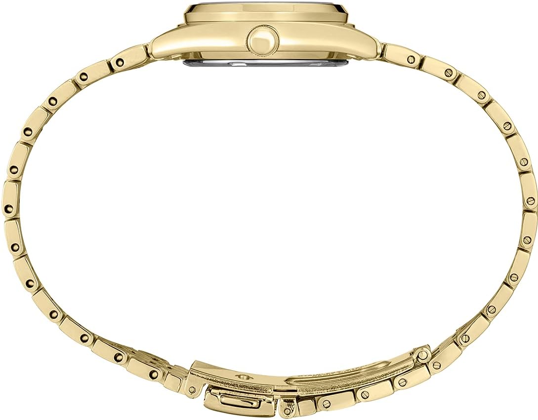 Reloj SEIKO para mujer - Esenciales - Calendario de día/fecha, y caja de acero inoxidable de dos tonos, resistente al agua hasta 100 m