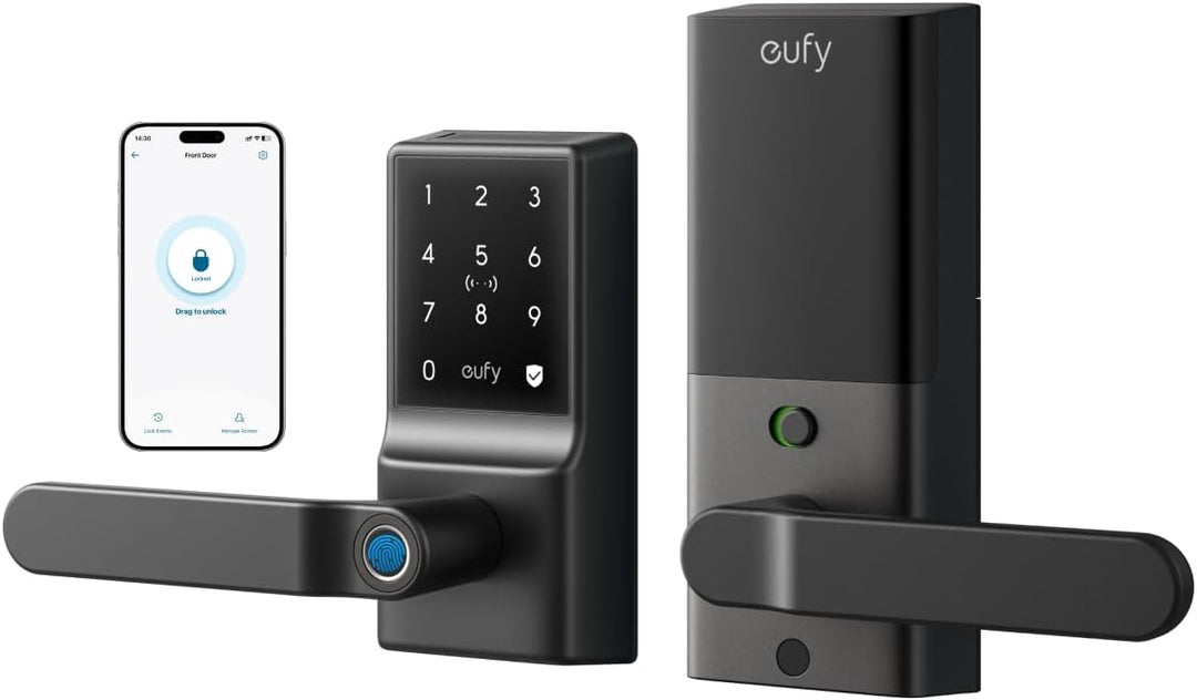 eufy Security Smart Lock C33, cerradura de puerta con teclado con a...