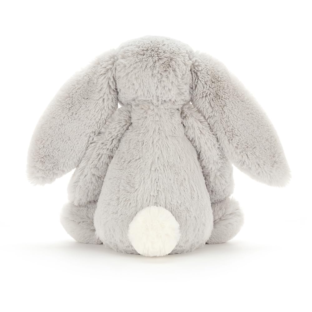 Jellycat BAS3BS - Peluche de conejo gris.
