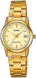 Casio Reloj con Movimiento Cuarzo Japonés LTP-V002G-9A 25, Dorado, PEQUEÑO, Pulsera, Dorado, Pulsera