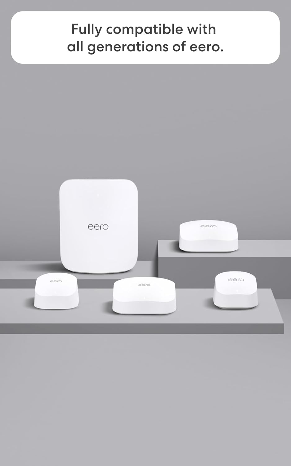 Amazon eero 7 con 1 mes gratis de eero Plus (renovación automática)...
