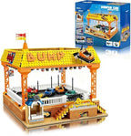 Sosuy Juego de Construcción de Carrusel, Modelo de Tiovivo Motorizado Eléctrico, Juguete de Parque de Atracciones para Niños, Niñas y Adolescentes, Regalos de Cumpleaños para Adultos y Niños de 6, 7