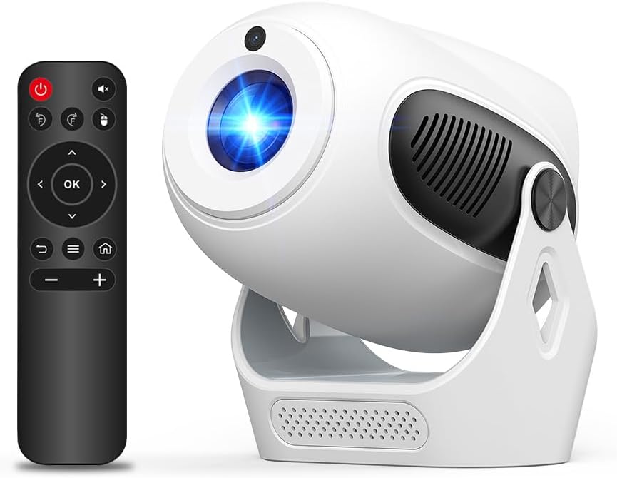 【Enfoque Eléctrico】Proyector con WiFi 6 y Bluetooth 5.0
