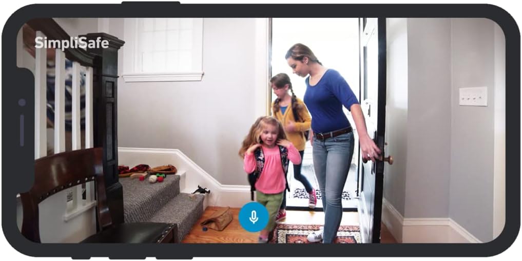 SimpliSafe SimpliCam - Cámara de seguridad para interiores con cabl...