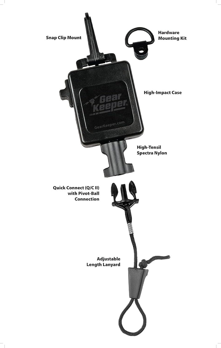 Gear Keeper Soporte retráctil para micrófono CB - Cuenta con soport...