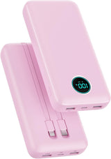 Cargador Portátil PowerBank 40,800mAh con Cables Integrados, Carga...