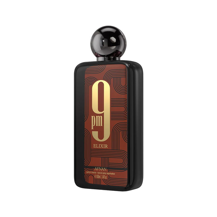 Afnan 9 PM Elixir Unisex Extrait de Parfum, 3.4 onzas líquidas
