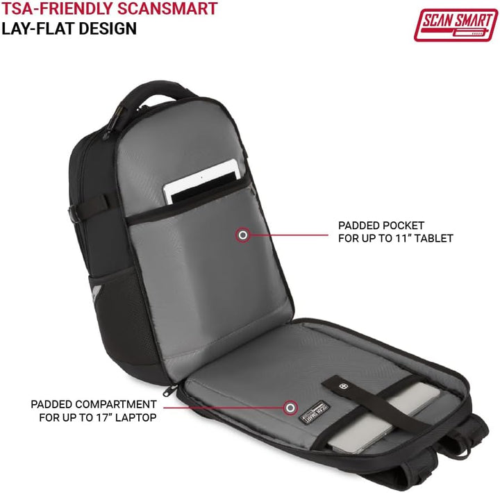 SwissGear 5358 USB ScanSmart \u2013 Mochila para portátil de 16\u20...