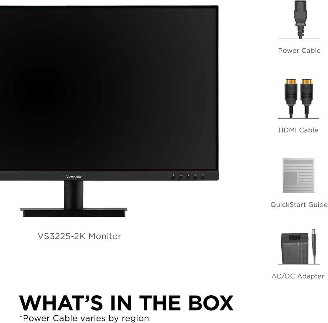 ViewSonic VS3225-2K Monitor QHD 1440p IPS de 32 pulgadas con HDMI,...