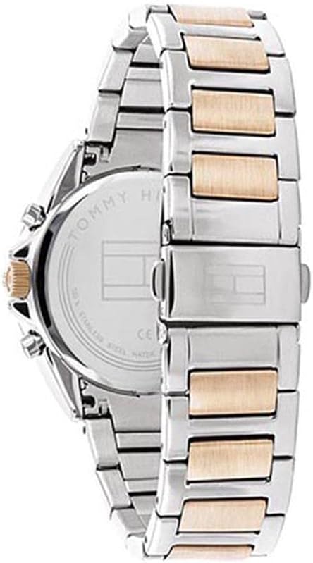 Tommy Hilfiger Reloj deportivo para mujer - Reloj de pulsera multifunción de acero inoxidable - Resistente al agua hasta 5 ATM/50 metros - Pieza de moda premium para todas las ocasiones - 38 mm