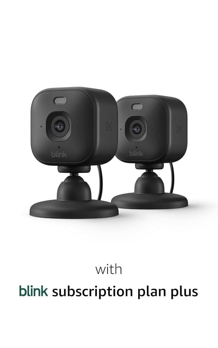 Blink Mini 2K+ (último modelo) con suscripción Plus por un año. Cám...