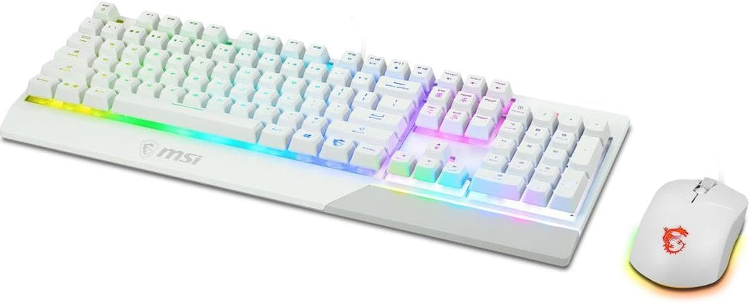 MSI Vigor GK30 Combo de teclado para juegos RGB GK30 de 6 zonas y m...
