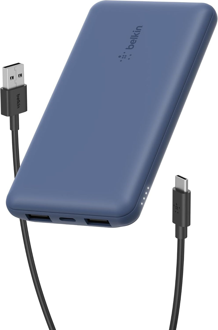 Belkin Cargador portátil, banco de energía USB C de 10000 mAh con 2...