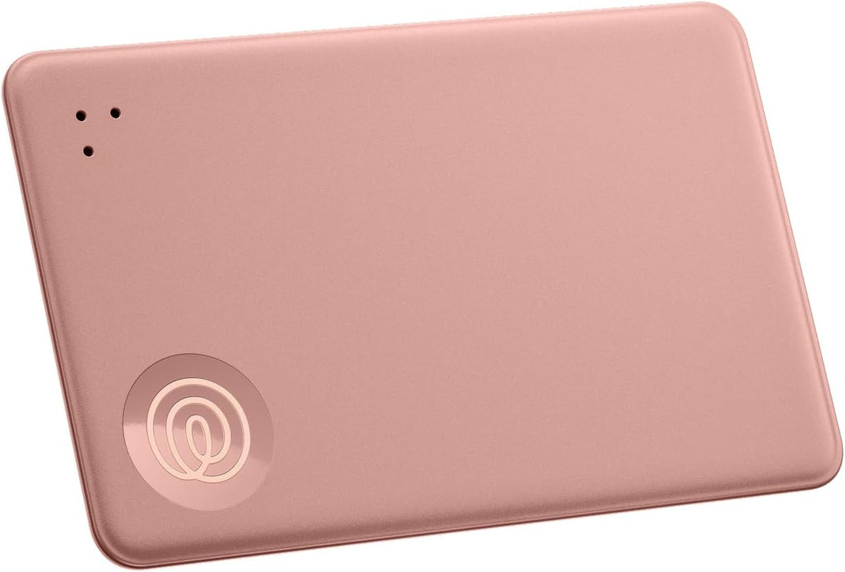 Life360 Tile Slim - Localizador de Carteras, Rastreador Bluetooth y Localizador de Artículos para Etiquetas de Equipaje, Pasaportes y más. Compatible con iOS y Android. Localizador de Teléfono. 1-Pack (Blush)